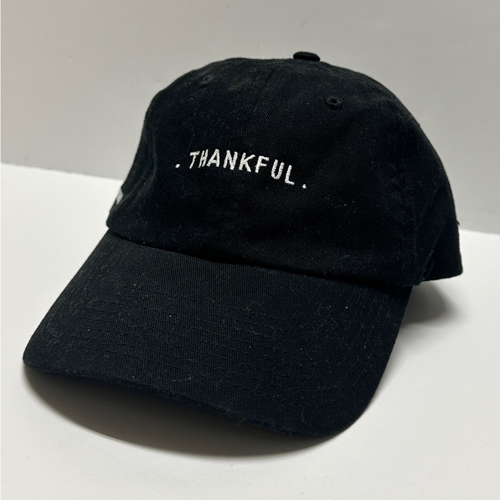Good hYOUman Thankful Black Dad Cap
